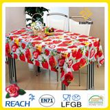 PVC Printed Transparent /Glass Tablecloth (TT0229A)