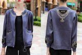 Lady Embroidered Jacket with Small Jacket