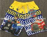 Oeko-Tex Full Elastic Waist Polyester Patterned Children Board Short Swimwear