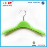 Green Colored Plastic Eco-Friendly Kids/Children Top Hangers