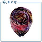 Fashion Smothness 100% Silk Shawl Print Women Scarf