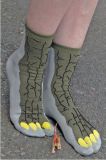 Dinosaur Claw Fancy Design Dress Tabi Sock 2-Toe Sock