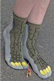 Dinosaur Claw Fancy Design Dress Tabi Sock 2-Toe Sock