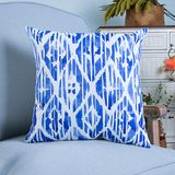 Digital Print Decorative Cushion/Pillow with Ikat Geometric Pattern (MX-24D)