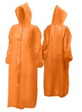 Women Long Raincoat 100% Waterproof PVC EVA for Emergency