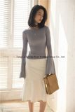 Viscose Nylon Rib Fit Fall Sweater Womens