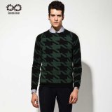 Acrylic Wool Fashion Clothing Jacquard Knit Pullover Man Sweater