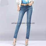 High Quality Charming Comfortable Slim Denim Straight Ladies Jeans