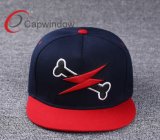 100% Cotton 3D Embroideried Snapback Cap for Leisure