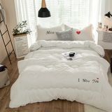 Cheap Home Textile Microfiber Fabric Bedding Pillow and Quilts