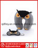 Plush Owl Toy Neck Cushion with Eye Mask