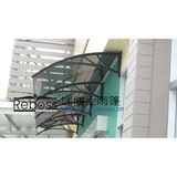 Euro-Design DIY 120X70/190X98.5/270X98.5 Durable Plastic Polycarbonate PC Awning for Door