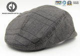 Herringbone Tweed Blend Snap Front Newsboy High Quality IVY Cap Gatsby Hat