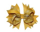 Colorful Christmas Printing Hair Clip Hair Bow