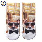 Customized 3D Printing Polyester Elastane Socks