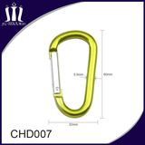 Fashion Aluminum Mini Climbing Carabiner Hooks with Keychain