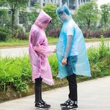 Advertising Disposable PE Rain Poncho with Football Shaped Keychain