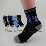 Custom Boy's Kids Car Number Design Socks Sport Running Socks