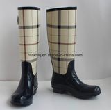 New Fashion Rubber Rain Boots, Ladies Rubber Boots, Women Printing Rain Boots