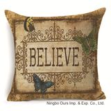 Back Cushion / Flax Cushion /Car Cushion /Sofa Cushion/Throw Pillow Case/Wholesale