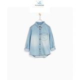 Fashion Hot Sale Slim Girls' Long Sleeve Denim Shirt by Fly Jeans