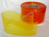 Anti-Insect Yellow Ribbed PVC Curtains
