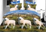 Printed Cotton 3D Bedding Set
