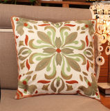 Embroidery Decorative Cushion Fashion Cotton Pilow (YPL-478)