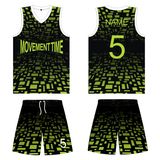 Full Sublimation Basketball Jersey Uniform T Shirt for Team