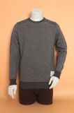 Men's Yak Wool/Cashmere Round Neck Long Sleeve Sweater/Garment/Clothing/Knitwear