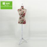 Customized Windows Display Flexible Half Body Female Display Mannequin Stand