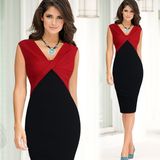 Victoria's V-Neck Sleeveless Dress for Wholesale