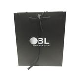 Ribbon Customize Hot Stamping and Embossing Paper Gift Bags