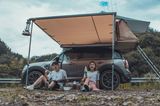 Aluminum Outdoor Retractable Car Side Awning