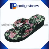 EVA Material Women High Wedge Flip Flops Shoes