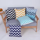Digital Print Decorative Cushion/Pillow with Chevron Geometric Pattern (MX-91)