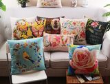 Botanical Decorative Cushion Fashion Transfer Print Pillow (SPL-448)