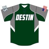 Custom Youth Sublimated Baseball Tee Shirt for Teams