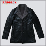 Leather Black Jacket for Men Outerwear Clothes