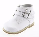 Toddler Baby Girls Prewalker White Walking Leather Infant Shoes