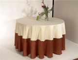 Customized Hotel Round Cheap Dining Table Cloth