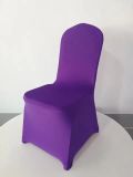 Purple Color Banquet Chair Cover Used in Wedding Hall (CGCC1709)