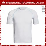 Custom Logo Men Short Sleeves Plain Rash Guard (ELTRGI-3)