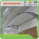 Building Material Polycarbonate Sheet Door Canopy Roofing Sheet Awning Rain Shades (free size)