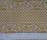 High Quality Embroidery Lace Fabric Polyester Trimming Fancy Melt Polyster Lace for Garments & Home Textiles Ls10001