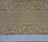 High Quality Embroidery Lace Fabric Polyester Trimming Fancy Melt Polyster Lace for Garments & Home Textiles Ls10001