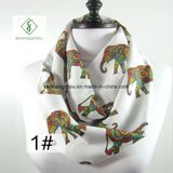 Europe Fiber Elephant Digital Printed Neck Warmers Fashion Scarf Factory