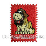 100 % Barry Dog Embroidered Stamp Stickers