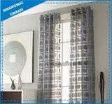Home Decoration Gray Circle Polyester Window Curtain