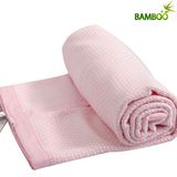 OEM Service Cute Bamboo Fiber Baby Towel Blanket